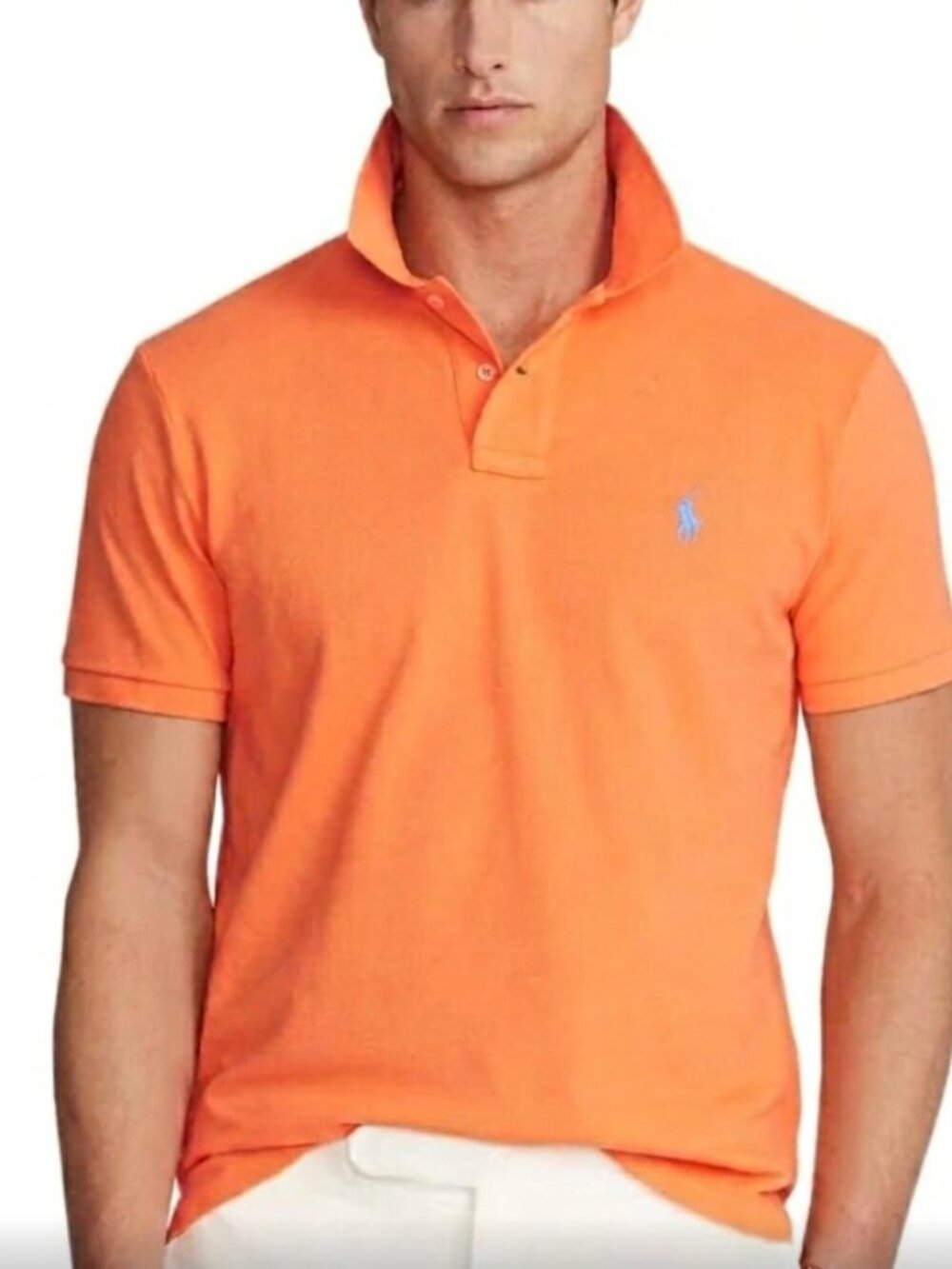 Polo Ralph Lauren Men’s | 100% Cotton Piqué Polo Short Sleeves Neon Orange | XL